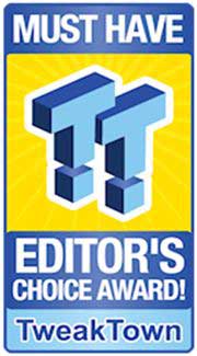 Tweaktown's Editor's Choice Award